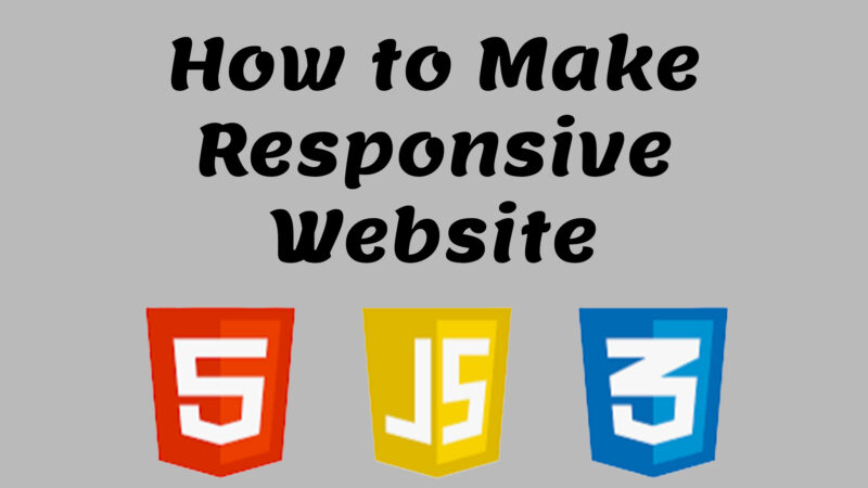 Make Responsive website for all devices